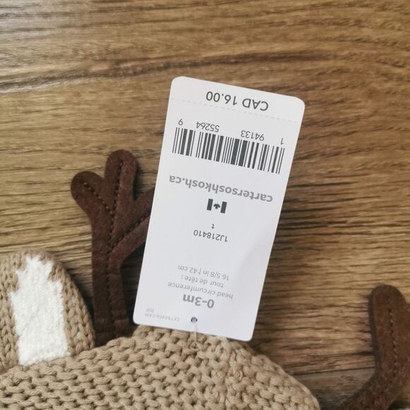 New Carter's knit hat - Picture 2 of 3